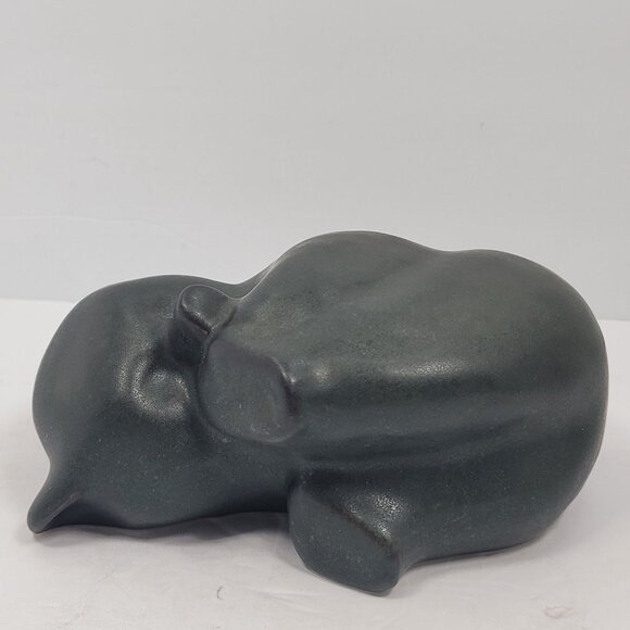 VTG Richard Lindh Arabia of Finland Bear Cub Art Pottery Sculpture MCM - Picture 2 of 7